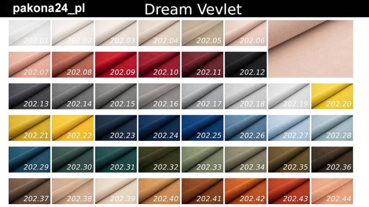 Tkanina Dream Velvet