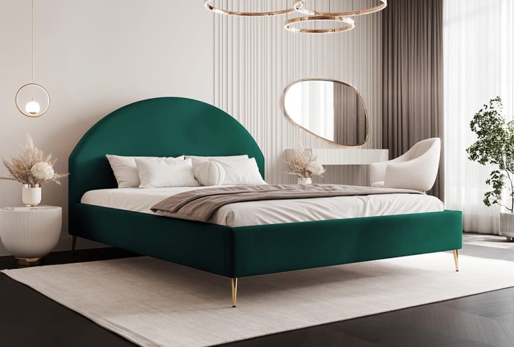 Łóżko tapicerowane PORTO SLIM dream velvet 202.31