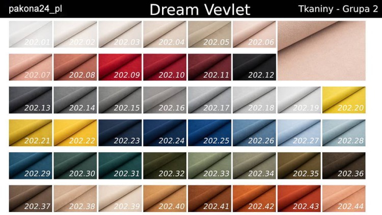 Tkanina Dream Velvet