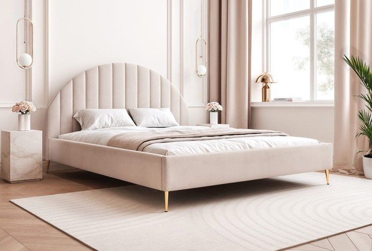 Łóżko tapicerowane WIERA SLIM dream velvet 202.03