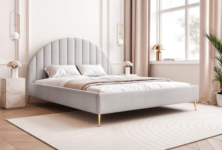 Łóżko tapicerowane WIERA SLIM dream velvet_202.18