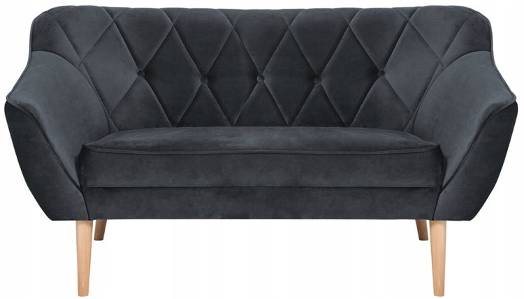 Sofa skandynawska SKANDO 2 Royal 28 grafitowa