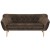 Sofa skandynawska SKANDO 3 Royal 06 brązowa