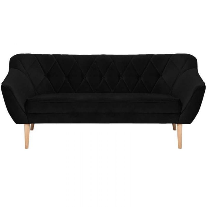 Sofa skandynawska SKANDO 3 Royal 31 czarna