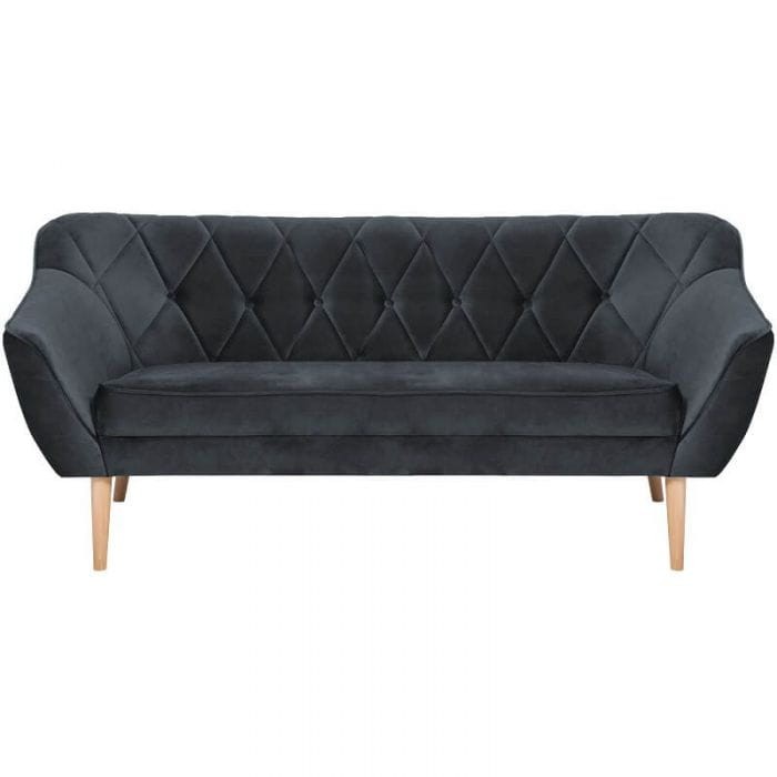 Sofa skandynawska SKANDO 3 Royal 28 grafitowa