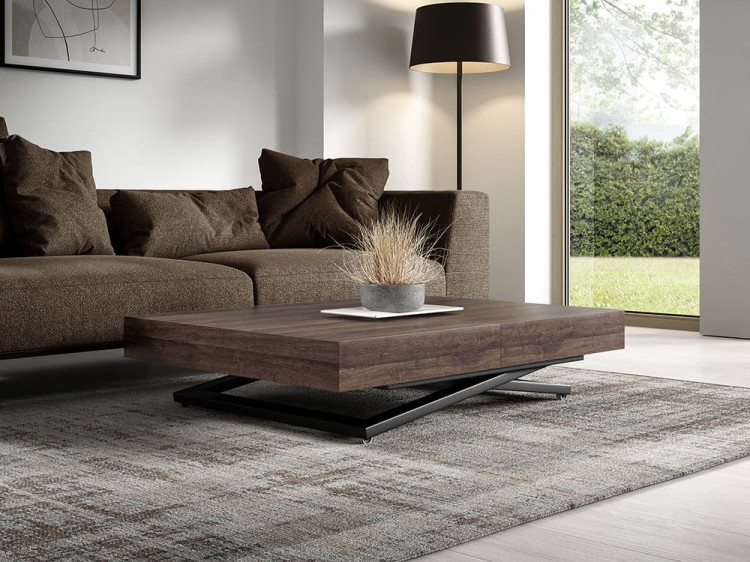 Ławostół SELMA U Anthracite Sherman Oak