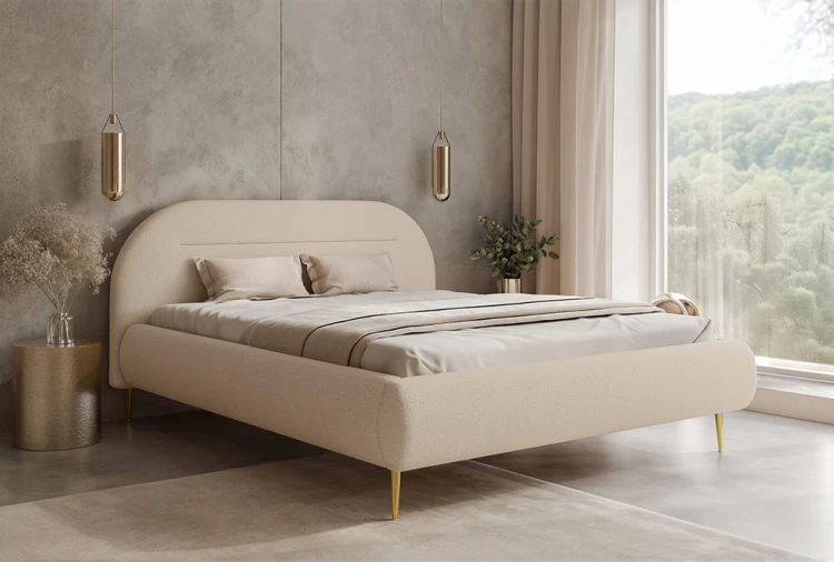 Łóżko tapicerowane ALORA SLIM Vibe 06