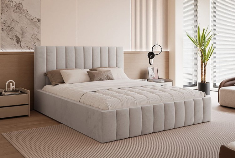 AKENO SLIM velutto_15_jasno_szary